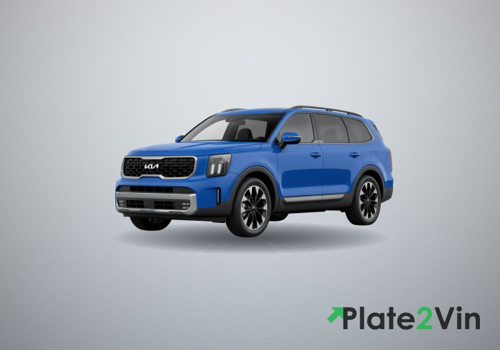 2027 Kia Telluride Hybrid — front angle vehicle image